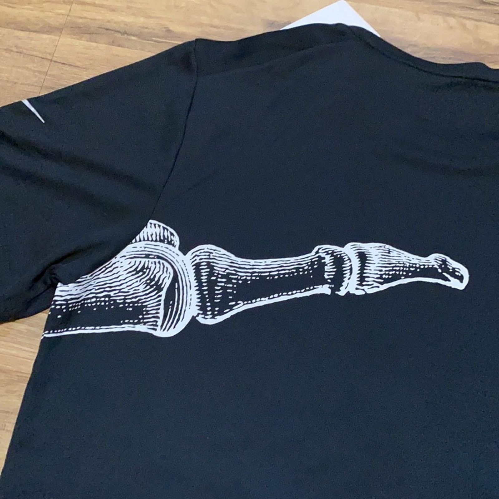 Nike Nike skeleton bone swoosh running UPF 40+ short sleeve Size US M / EU 48-50 / 2 - 6 Thumbnail