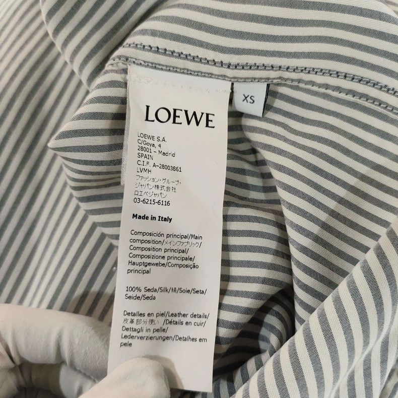 Loewe LOEWE Blue and white striped shirt in size x Size XS / US 0-2 / IT 36-38 - 5 Thumbnail
