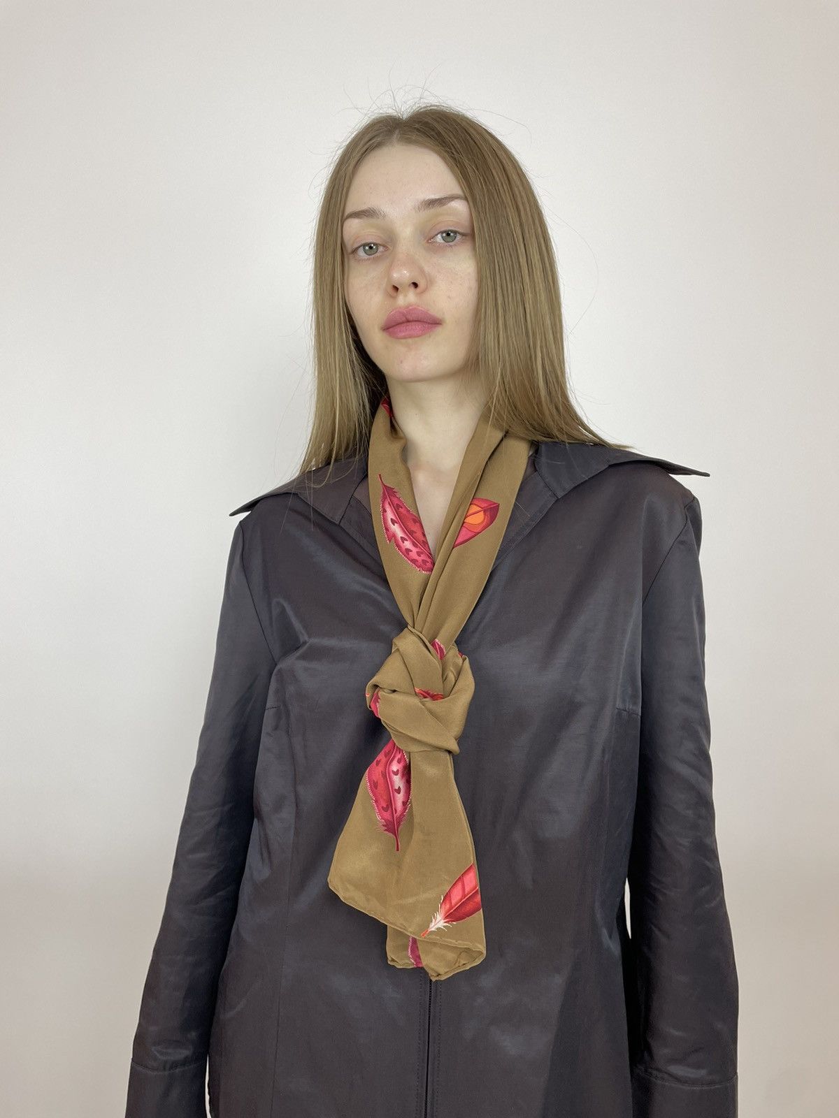Vintage Charlotte Sparre Women's Silk Scarf Size ONE SIZE - 3 Thumbnail
