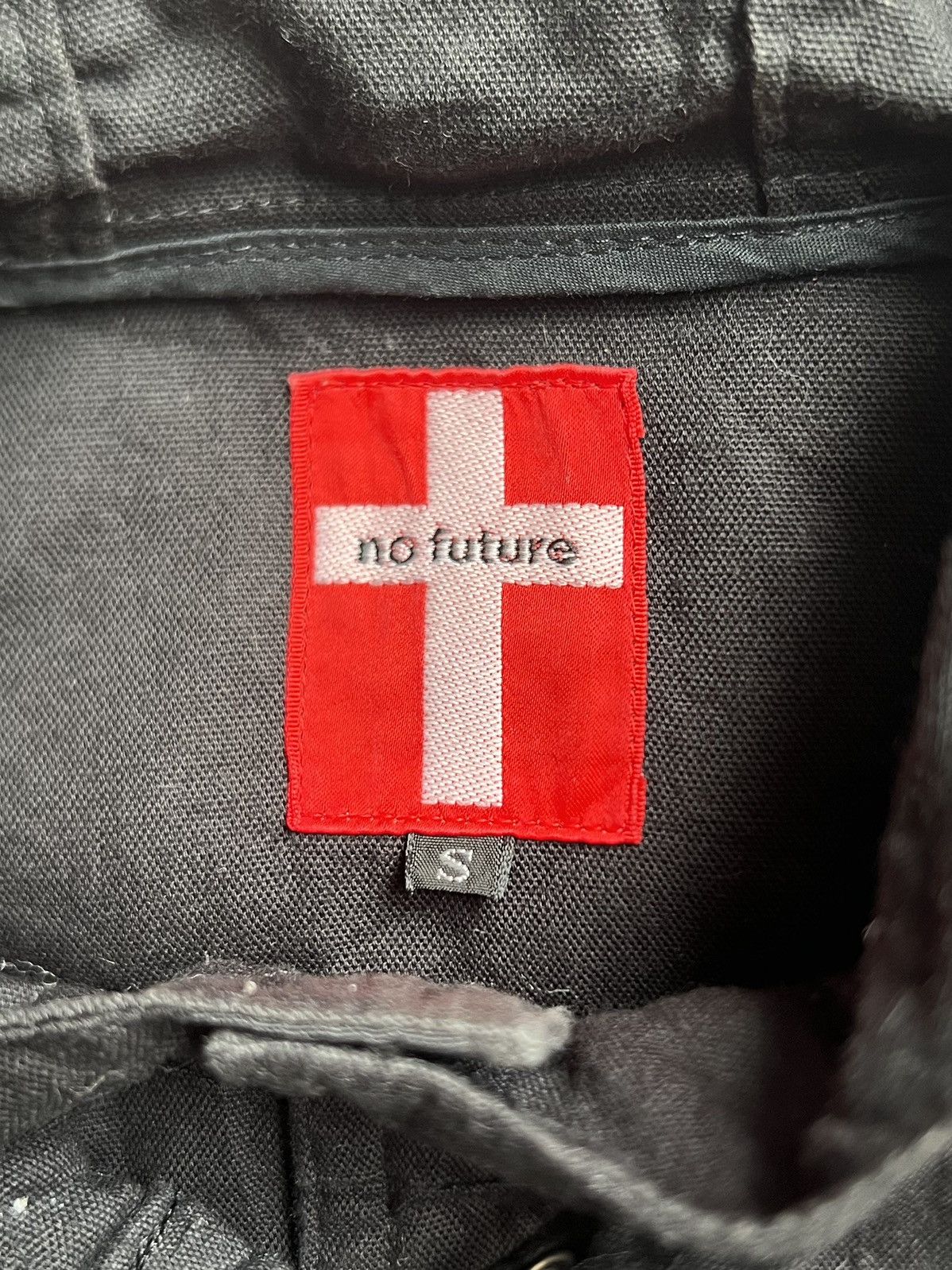 No Future No Future Punk Bondage Black Hood Size XS / US 0-2 / IT 36-38 - 14 Thumbnail