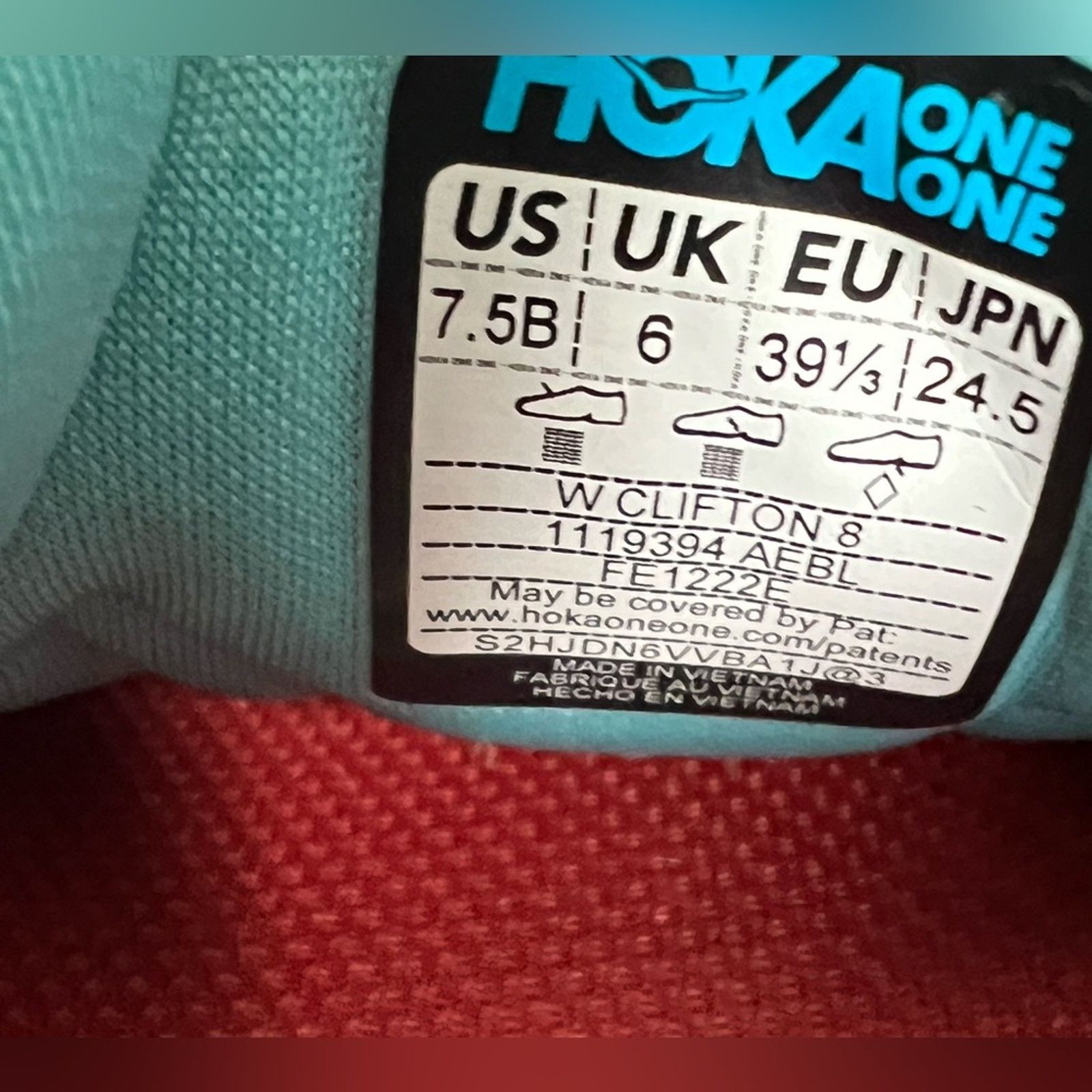 Hoka HOKA Clifton 8 Women’s Size 7.5 B Aquarelle/Eggshell Shoes Size US 7.5 / IT 37.5 - 10 Thumbnail