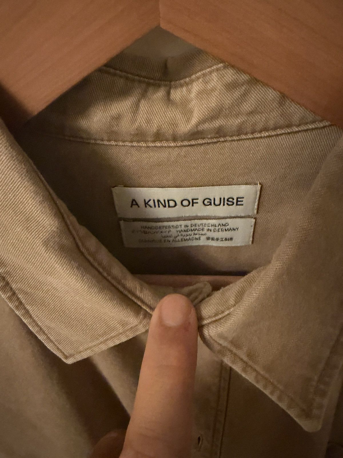 A Kind Of Guise A Kind of Guise Tan Thick Overshirt size M Size US M / EU 48-50 / 2 - 2 Thumbnail