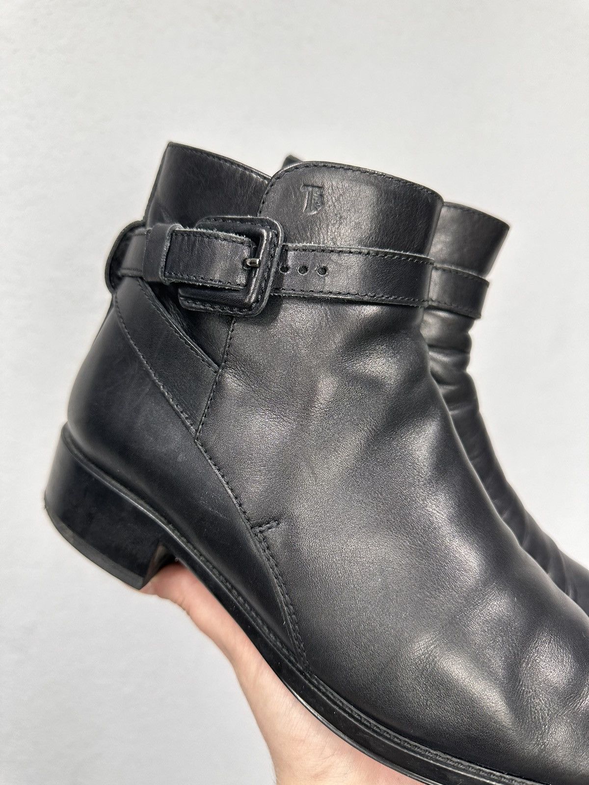 Tod's Vintage Guidi Style AS 98 Leather Boots Italy Design Poell Size US 7 / EU 40 - 3 Thumbnail