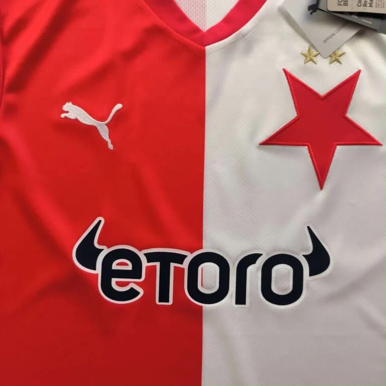 Puma NEW Slavia Praha 2022-23 Puma home football jersey size S Size US S / EU 44-46 / 1 - 4 Thumbnail