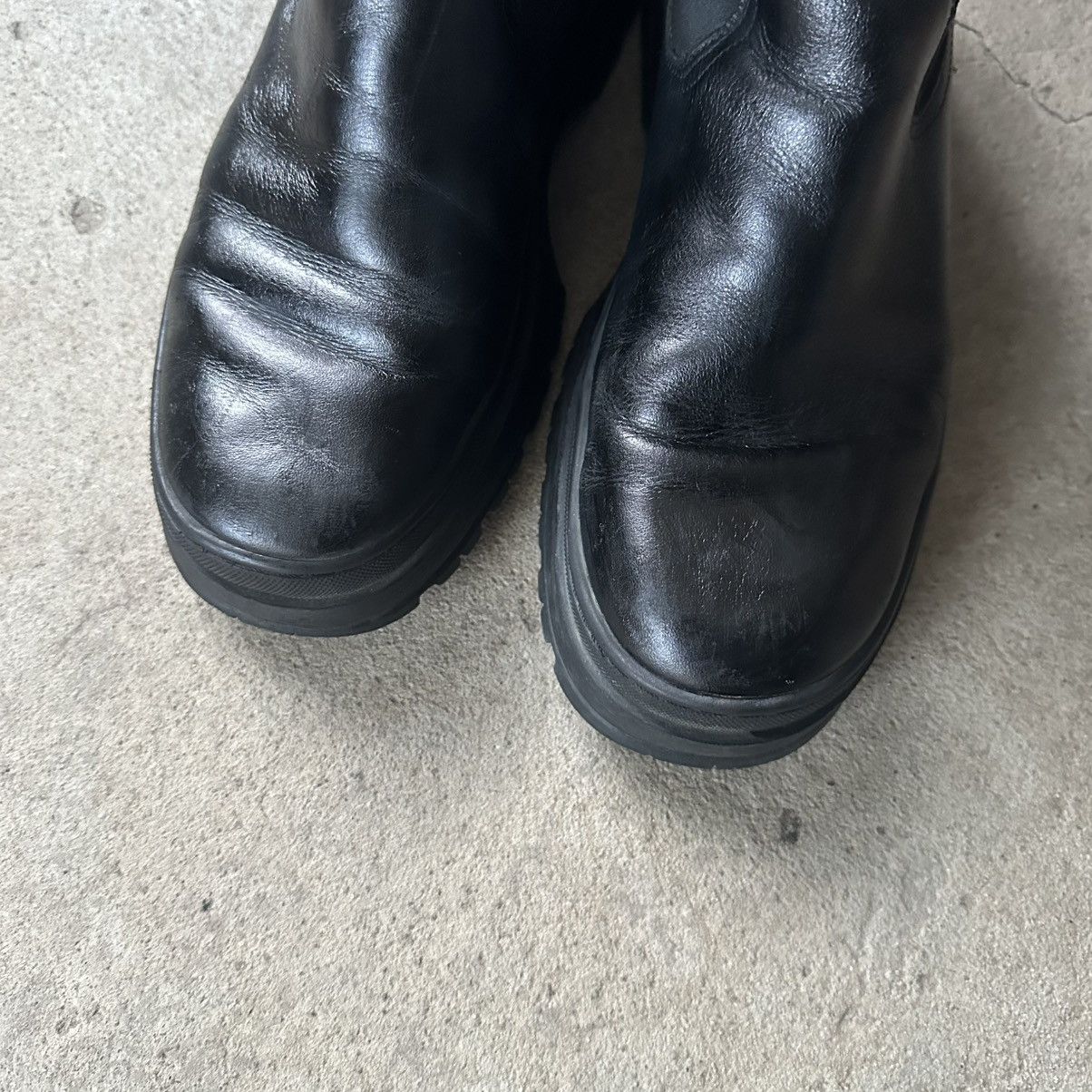 Acne Studios Chunky Massive Leather Arket Boots prada style Jil sander Size US 10 / IT 40 - 8 Thumbnail