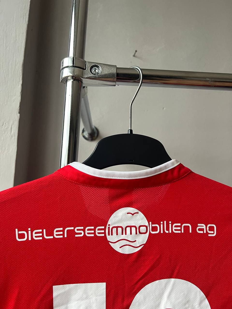 Nike 2012/13 FC BIEL/BIENNA #12 MATCH WORN HOME SOCCER JERSEY M Size US M / EU 48-50 / 2 - 13 Thumbnail