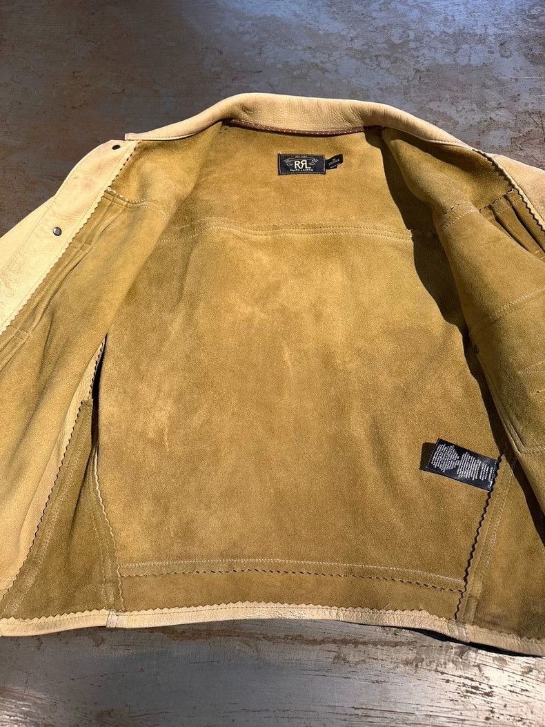 RRL Ralph Lauren RRL Ralph Lauren Make old deer leather jacket with Indian Size US M / EU 48-50 / 2 - 4 Thumbnail