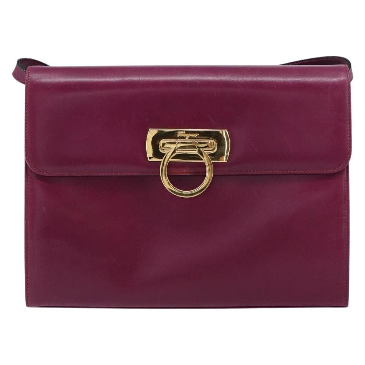 Salvatore Ferragamo Salvatore Ferragamo Gancini Leather Size ONE SIZE - 1 Thumbnail