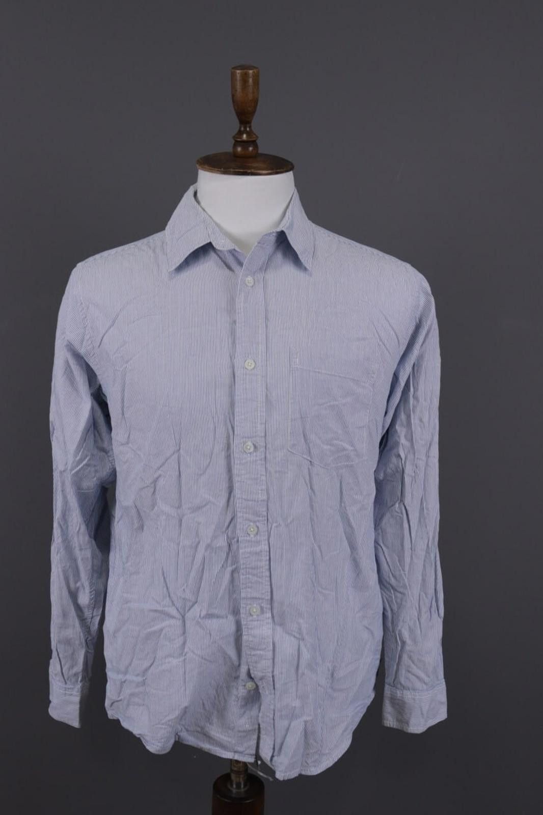 Carhartt Carhartt L/S Rod Shirt Blue Pinstripe Down Shirt Size L Size US L / EU 52-54 / 3 - 1 Thumbnail
