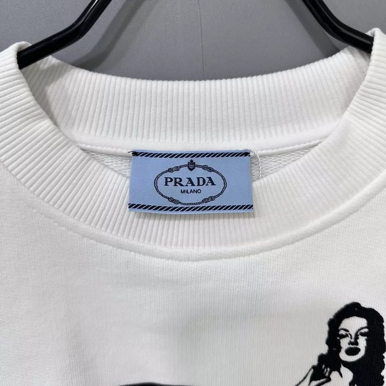 Prada Prada Mermaid white short sleeves 2502-Nextarrow Size US S / EU 44-46 / 1 - 5 Thumbnail