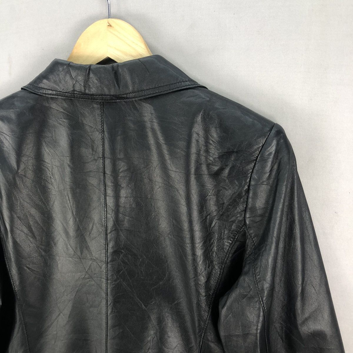 Japanese Brand Sheepskin Rozen Soft Leather Blazer Jacket Size US S / EU 44-46 / 1 - 9 Thumbnail