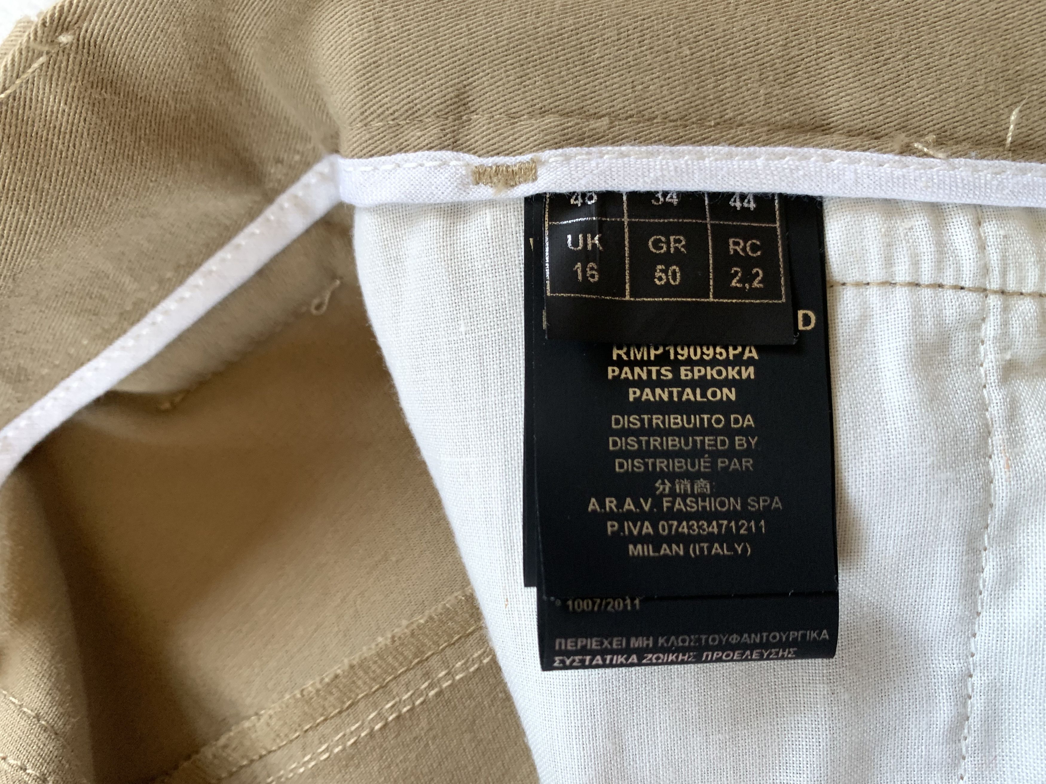John Richmond Rare John Richmond Beige Pants Trousers Size US 34 / EU 50 - 12 Thumbnail