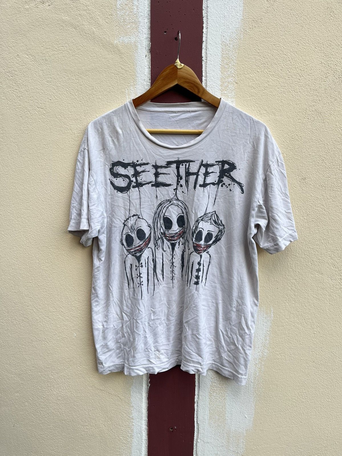 Vintage Faded seether tee 00s’ Size US XL / EU 56 / 4 - 1 Thumbnail