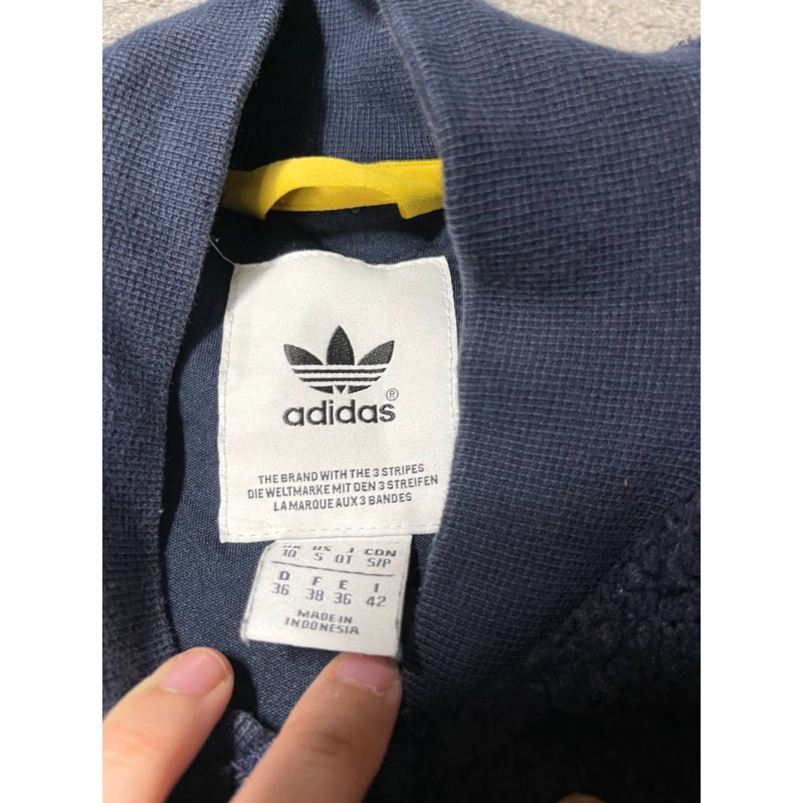 Adidas Adidas Jacket Womens Small Blue Full Zip Long Sleeve Size S / US 4 / IT 40 - 4 Thumbnail