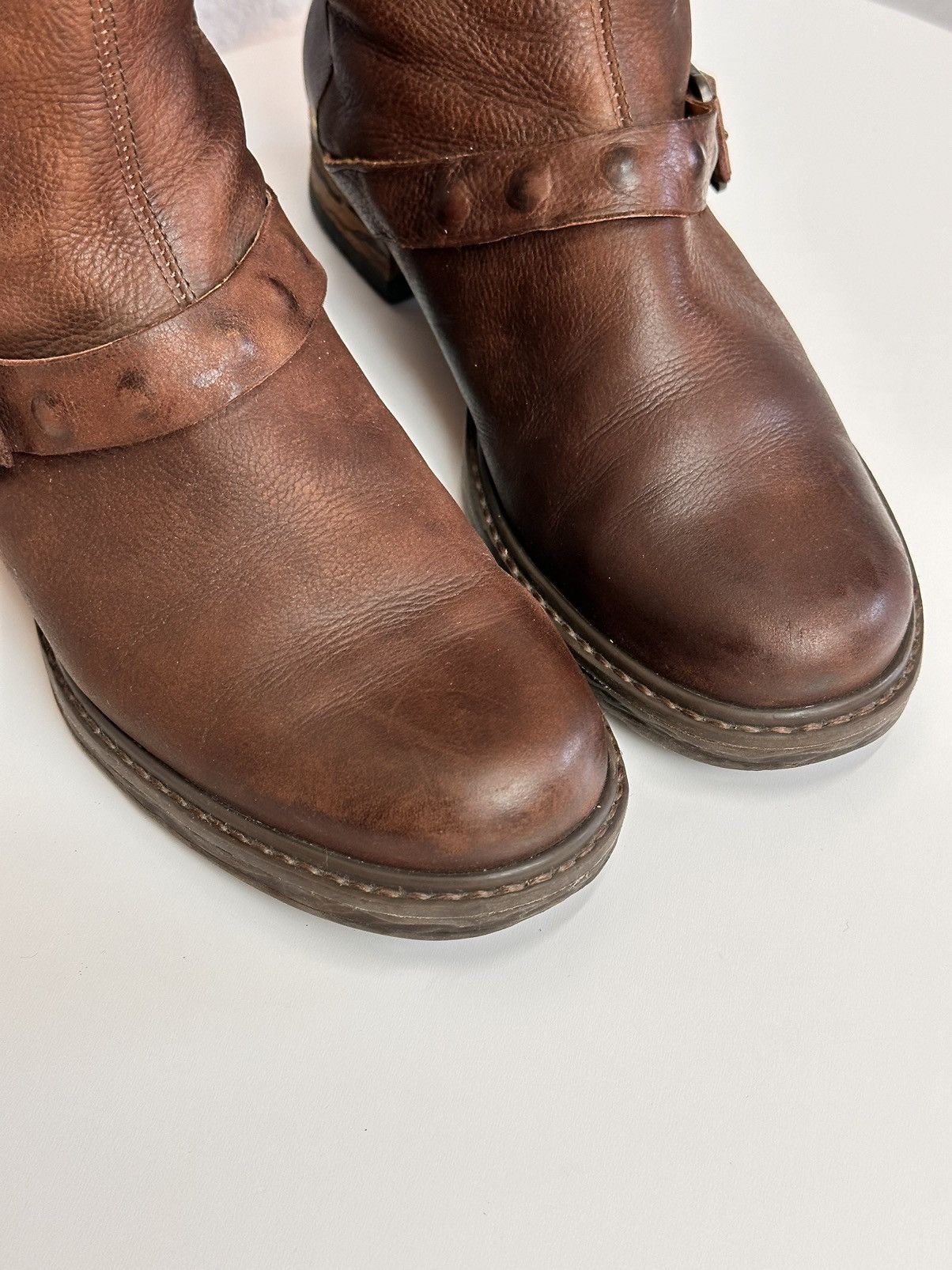 A.S.98 Vintage AS 98 Leather Hight Boots Ankle Rick Owens Style GOA Size US 8 / IT 38 - 11 Thumbnail