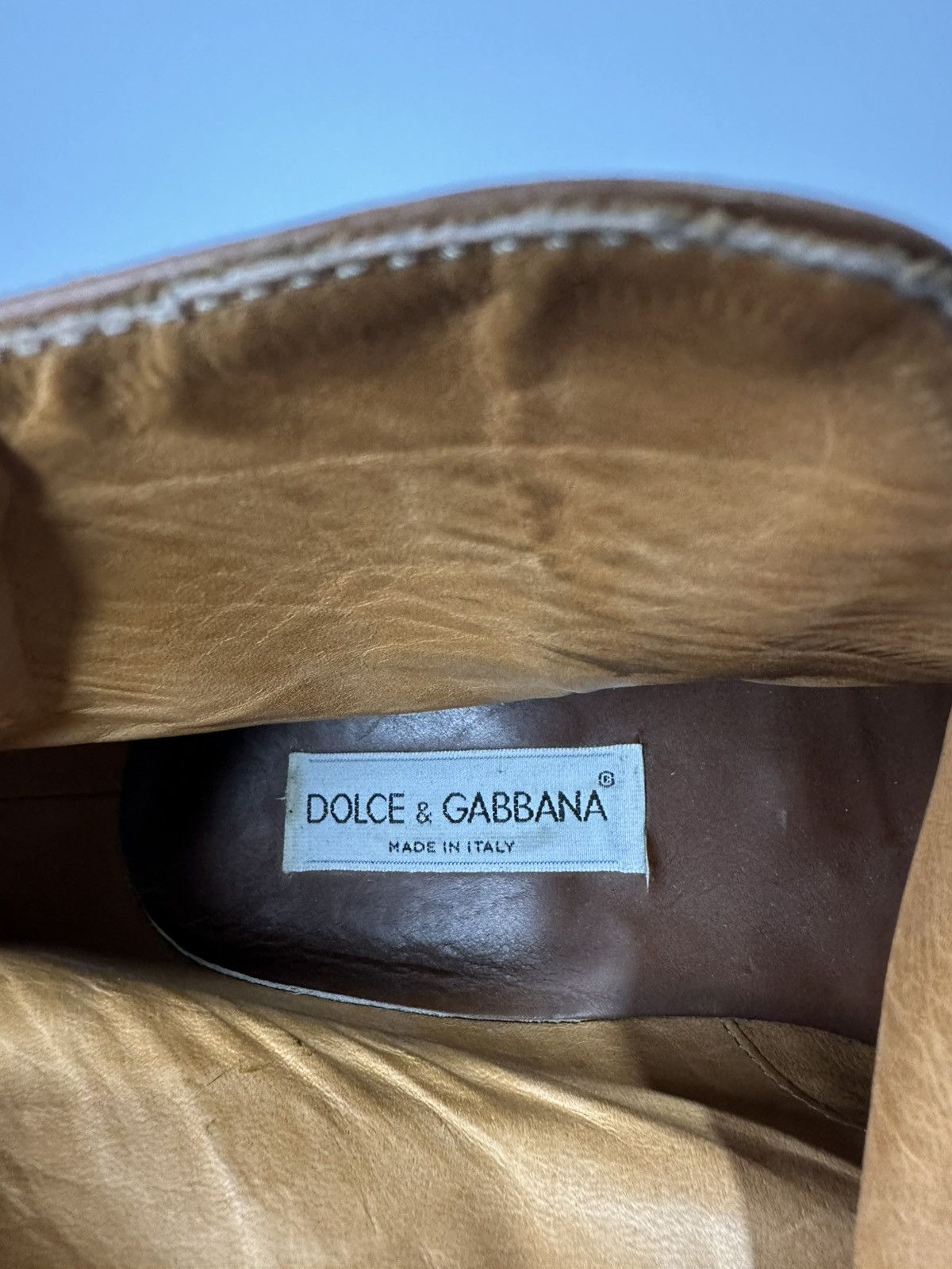 Dolce & Gabbana Vintage 70’s Dolce & Gabbana Monk Strap Leather Ankle Boots. Size US 8 / EU 41 - 7 Thumbnail
