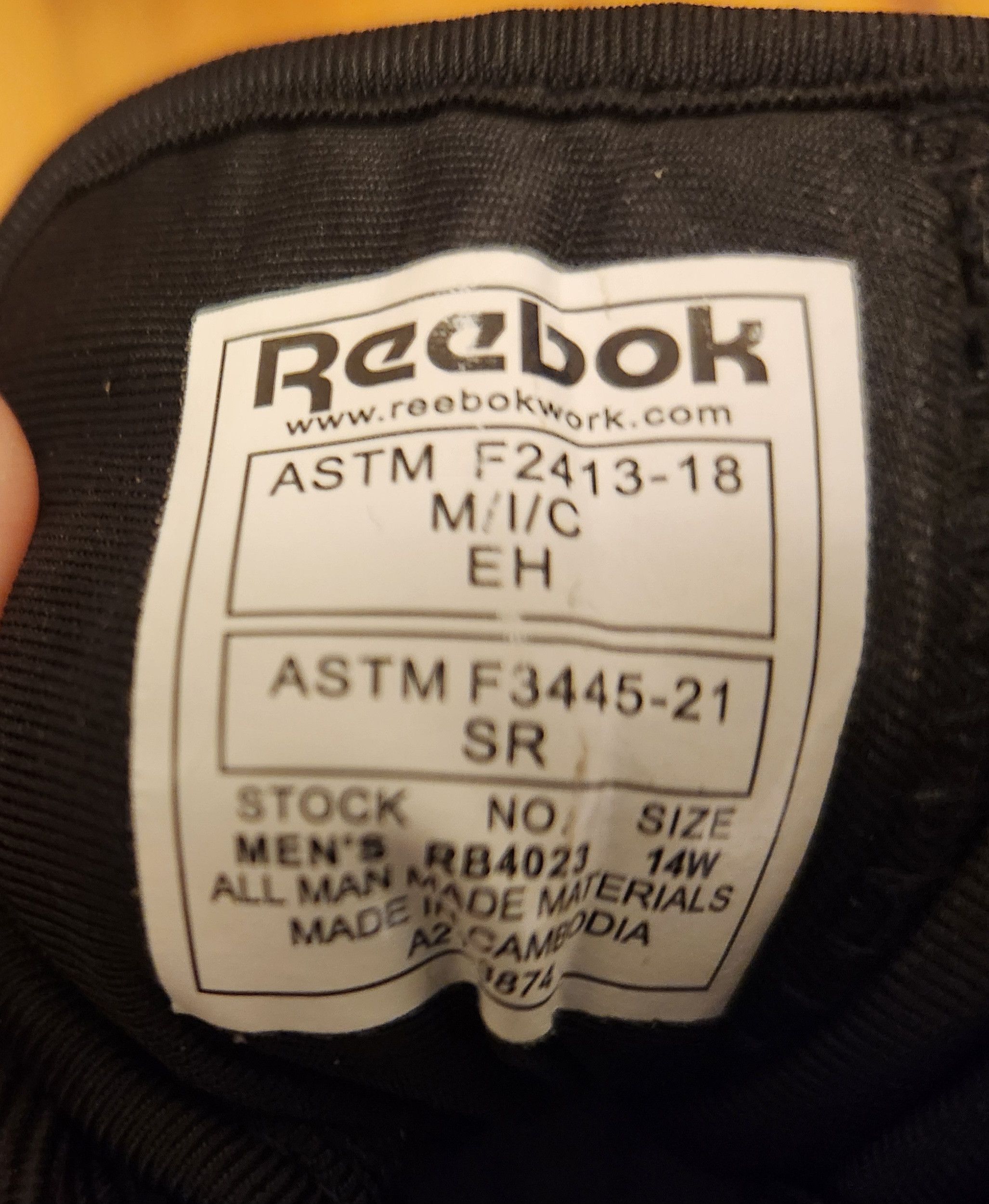 Reebok Reebok Sublite Work Sneaker Composite Toe size 14 Size US 14 / EU 47 - 6 Thumbnail