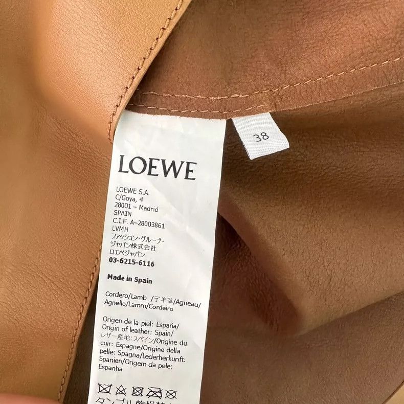 Loewe LOEWE Show caramel leather full lambskin material Size XS / US 0-2 / IT 36-38 - 6 Thumbnail