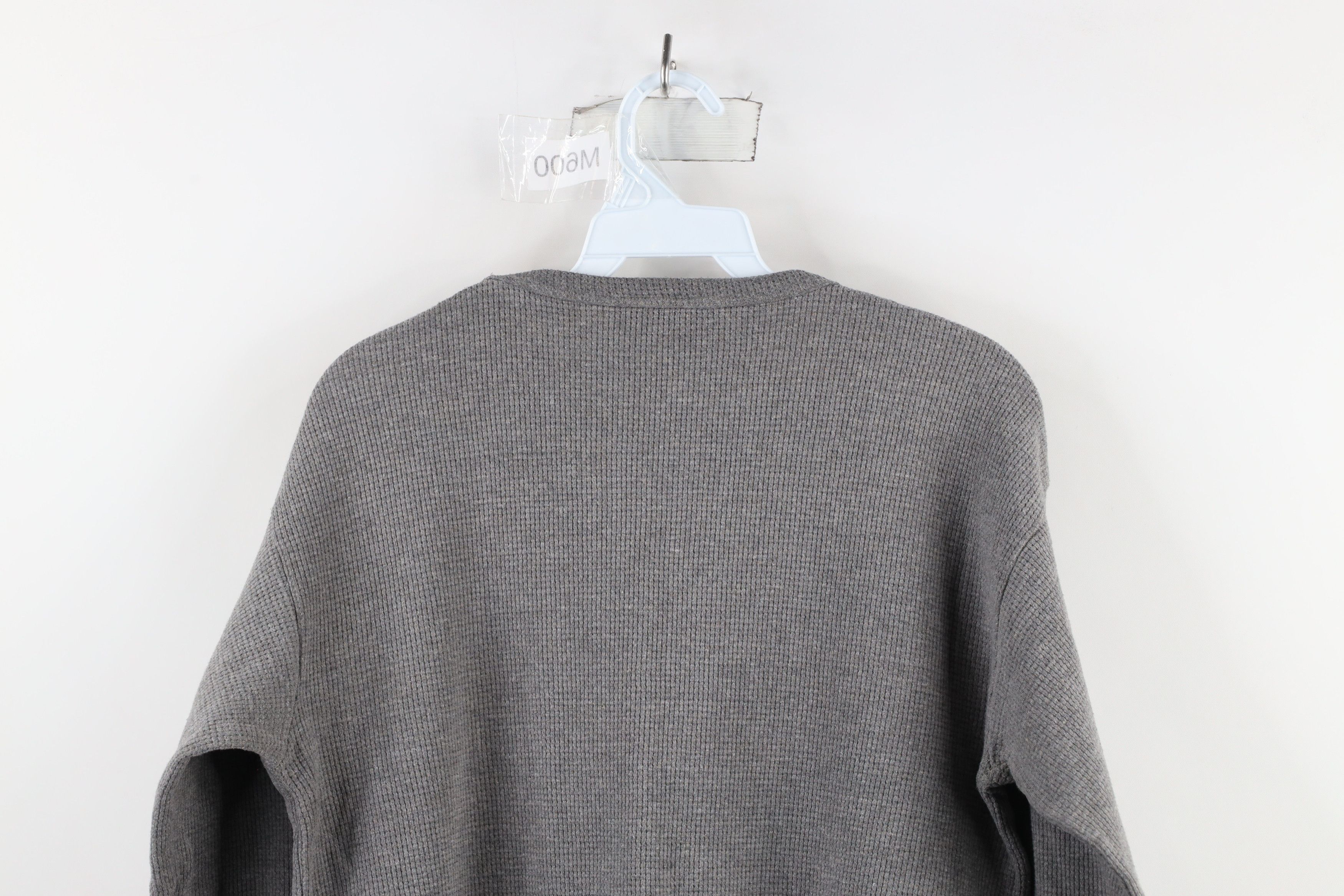 Vintage Vintage 90s Streetwear Waffle Knit Long Sleeve T-Shirt Size US L / EU 52-54 / 3 - 9 Thumbnail