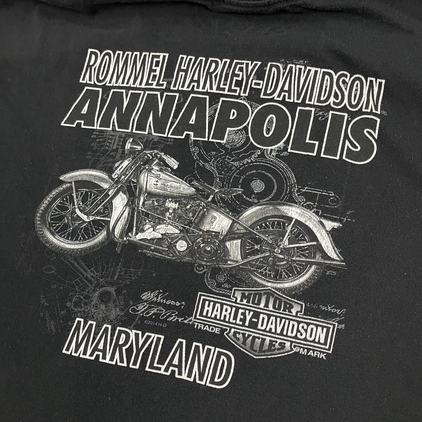 Harley Davidson Harley Davidson Shirt Mens 3XL Black Skull Flames Chopper Double Sided Graphic Size US XXL / EU 58 / 5 - 2 Thumbnail