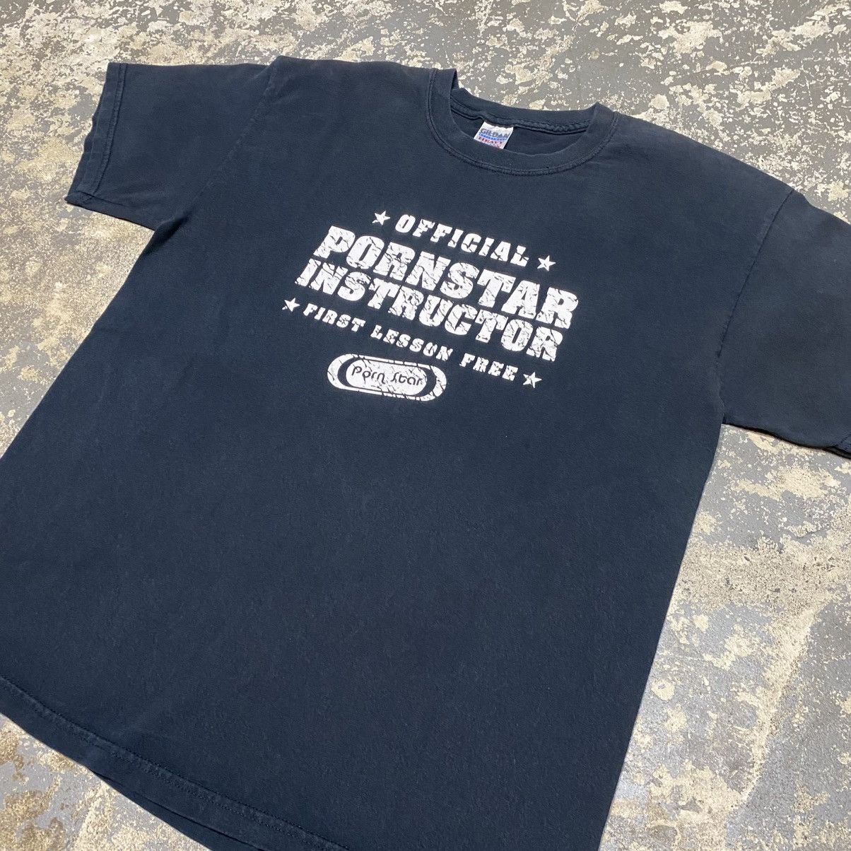 Japanese Brand × Vintage Vintage Official Porn Star Instructor First Lesson Free Shir Size US L / EU 52-54 / 3 - 2 Thumbnail