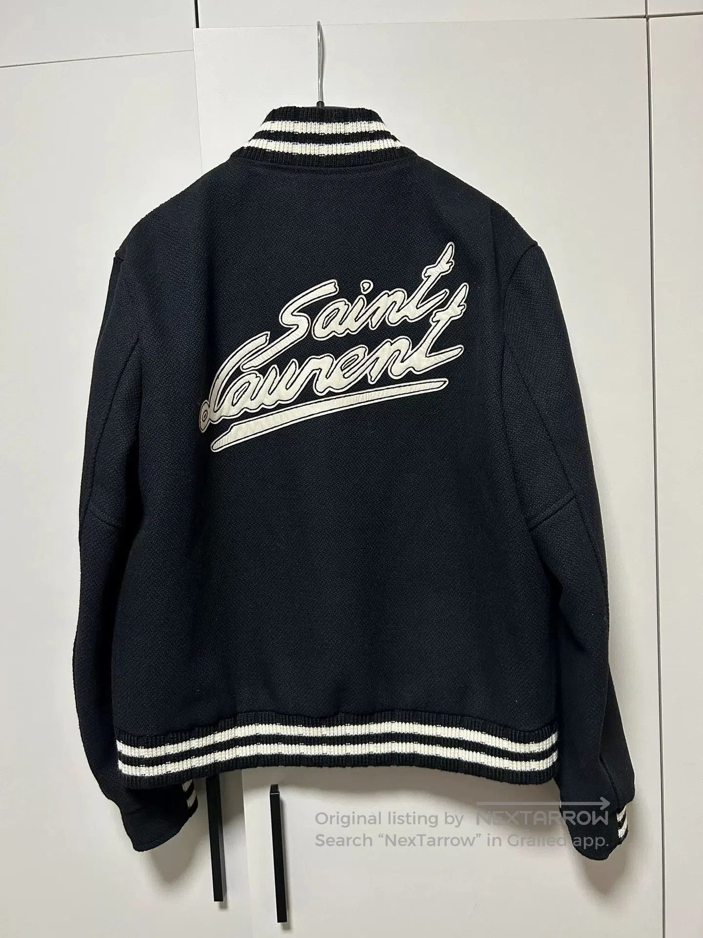 Saint Laurent Paris Saint Laurent SLP 22FW Embroidered Baseball Jacket. Size US M / EU 48-50 / 2 - 1 Thumbnail