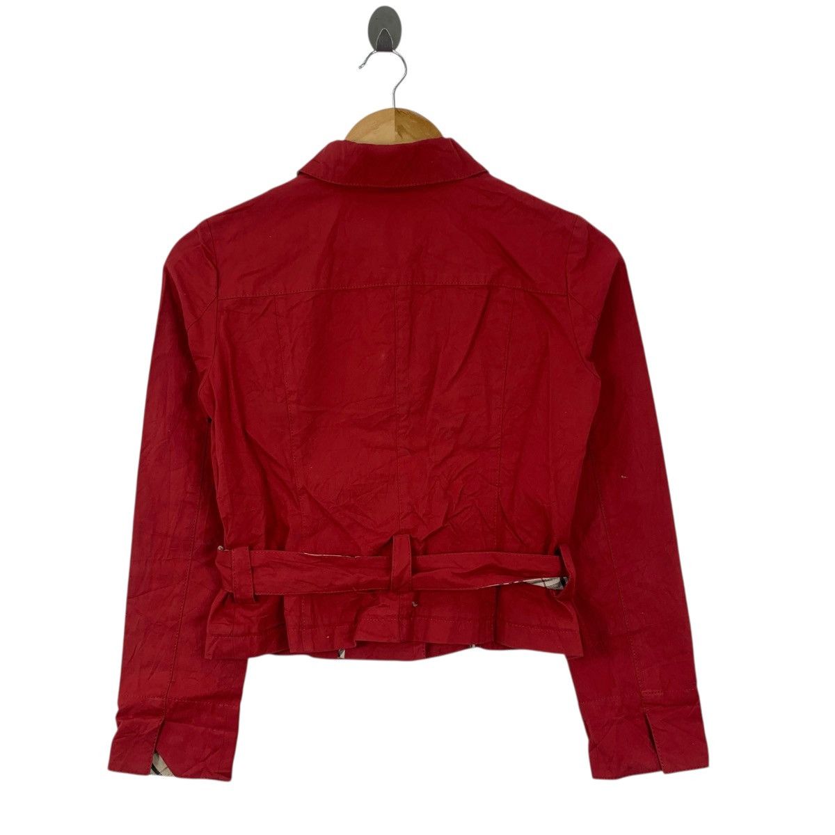Burberry Vintage BURBERRY LONDON Nova Check Tartan Inside Coat Jacket Size S / US 4 / IT 40 - 4 Thumbnail