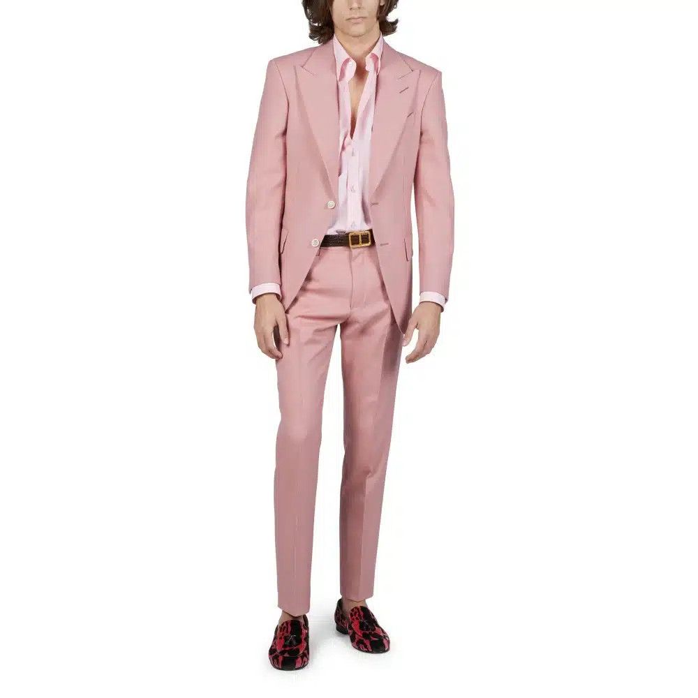 Tom Ford o1loc1c0325 JHAP01 Atticus Jacket in Pink Size US M / EU 48-50 / 2 - 2 Thumbnail