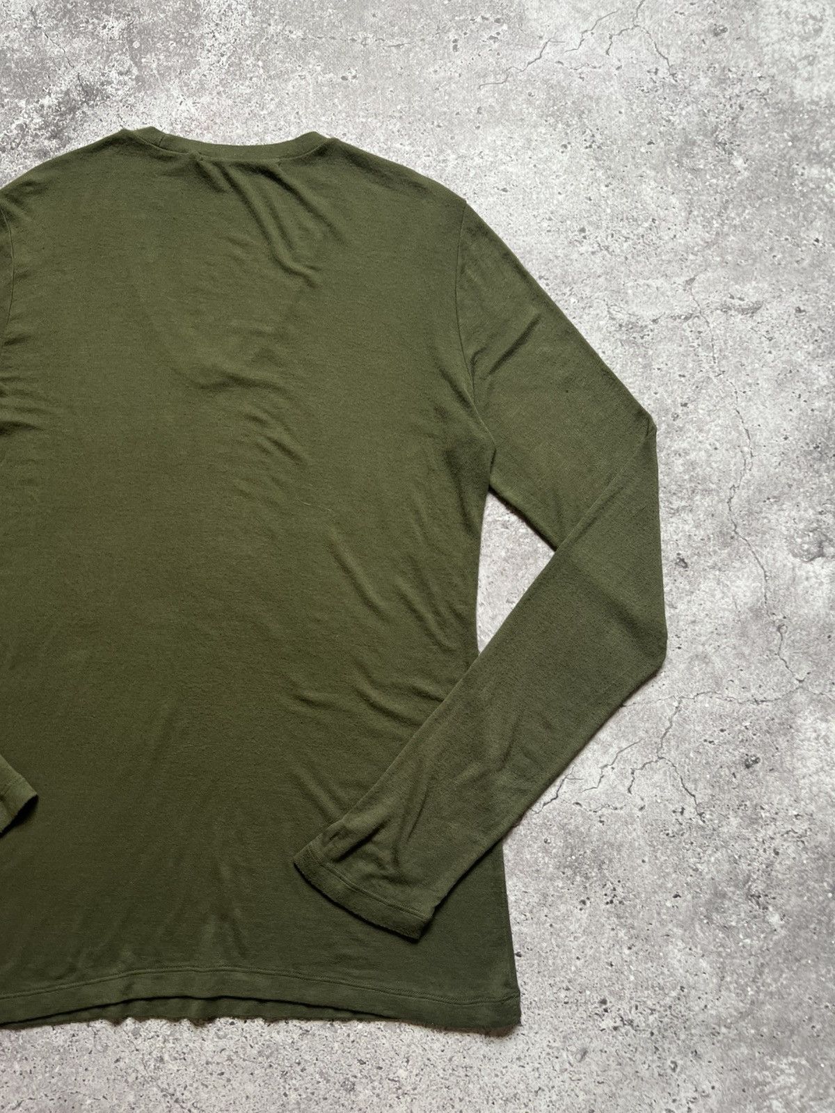 Transit × Transit Uomo Transit Par Such V-neck Sweater Long Sleeve Green Size XS / US 0-2 / IT 36-38 - 13 Thumbnail
