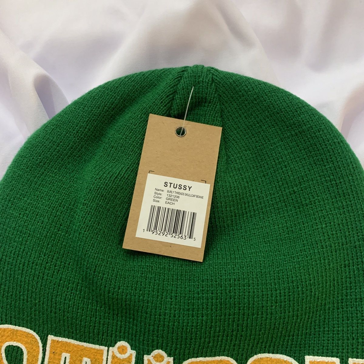 Stussy × Vintage Stussy Burly Threads Skullcap Beanie Hat Size ONE SIZE - 2 Thumbnail