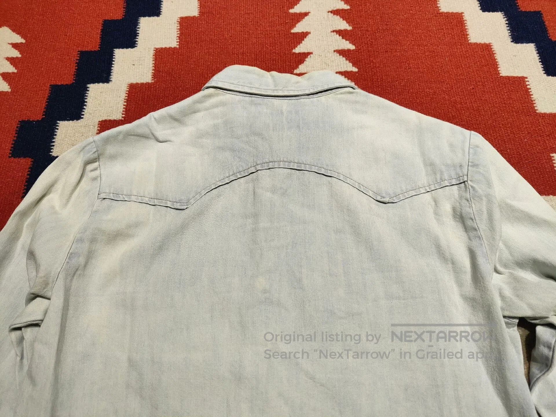 RRL Ralph Lauren Ralph Lauren Cowboy Denim Shirt. Size US XS / EU 42 / 0 - 6 Thumbnail