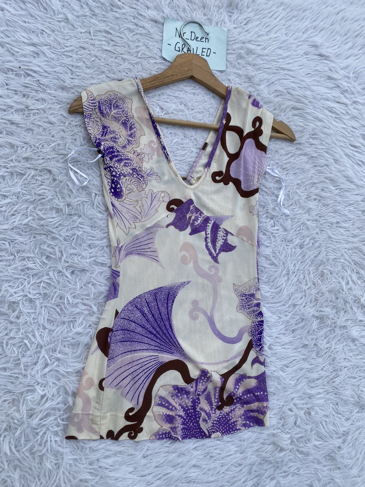 Just Cavalli Rare Just Cavalli Floral Sleeveless Top Size XS / US 0-2 / IT 36-38 - 11 Thumbnail