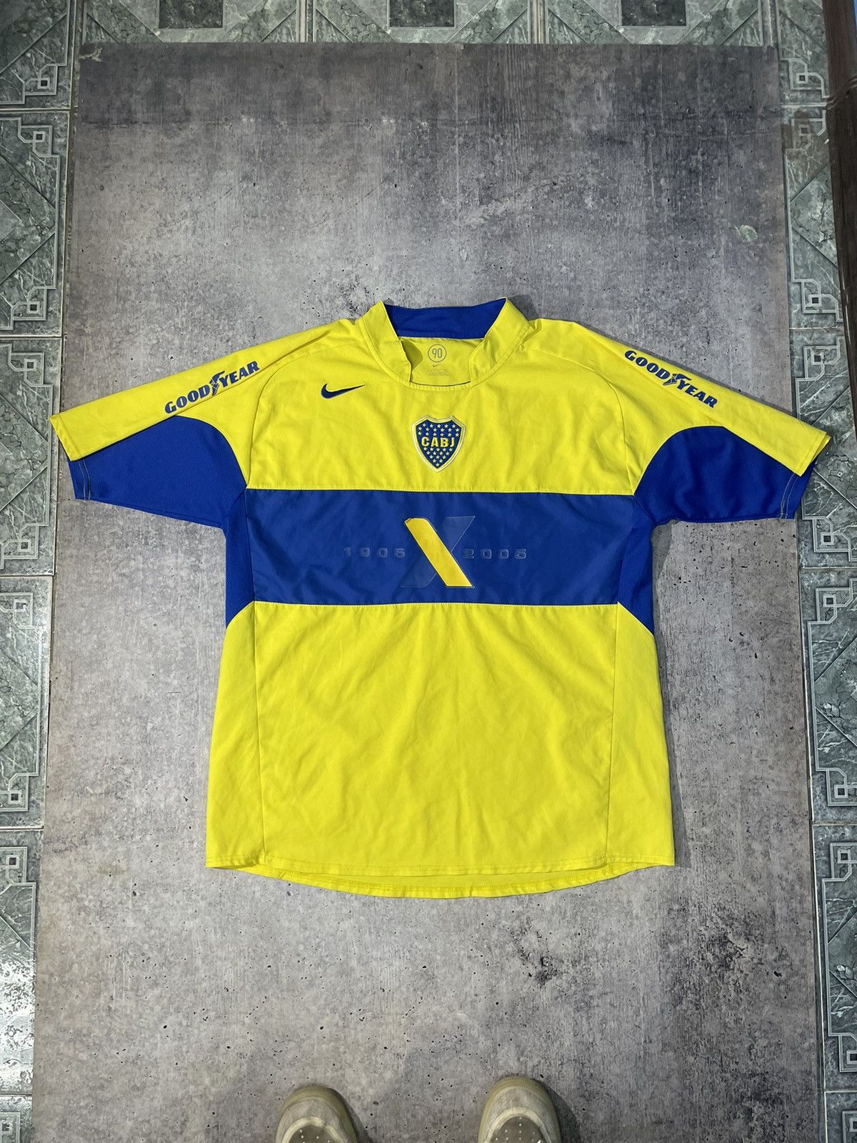 2005 Boca Juniors Centenary Home Shirt