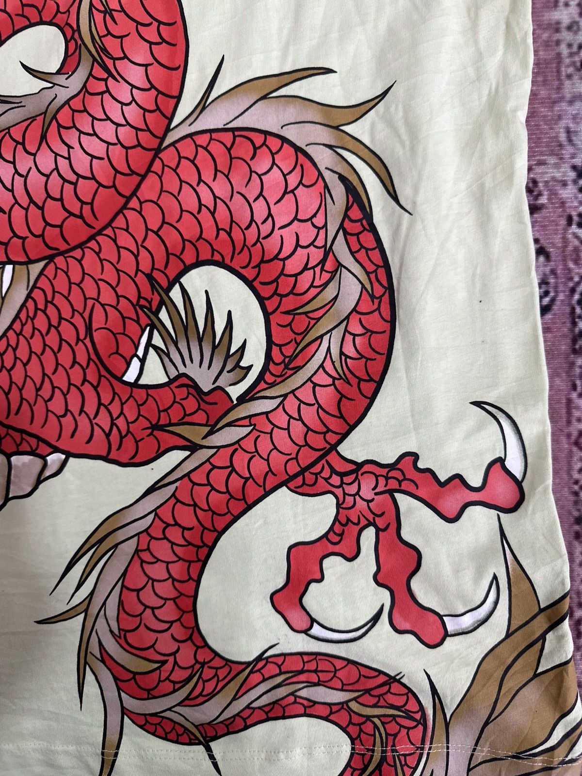 Japanese Brand Japanese Red Dragon Big Graphic Design by Bershka Size US L / EU 52-54 / 3 - 9 Thumbnail