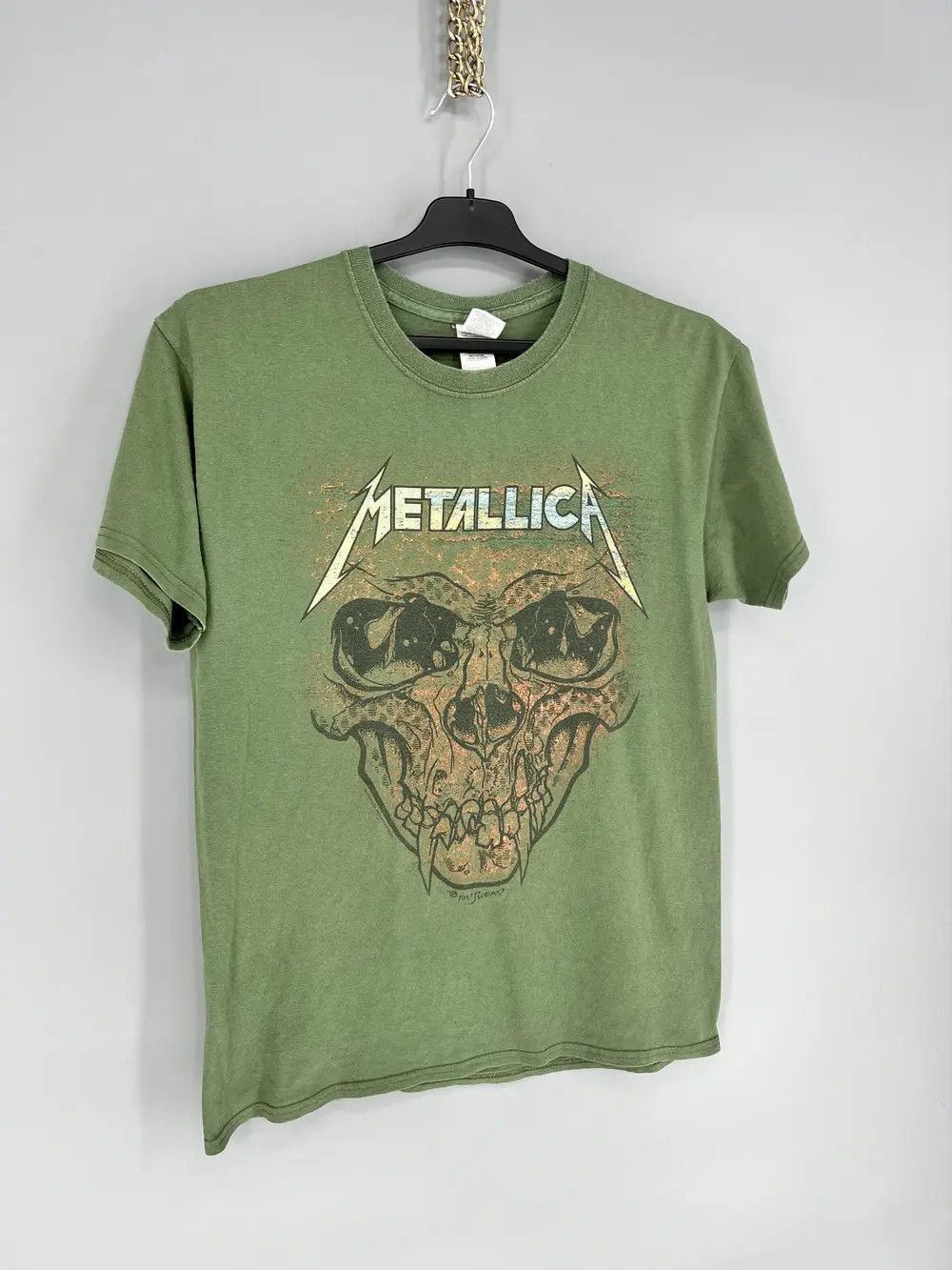 Band Tees Vintage Y2K Metallica Skulls Dead Face Band Rock Streetwear Size US M / EU 48-50 / 2 - 2 Thumbnail