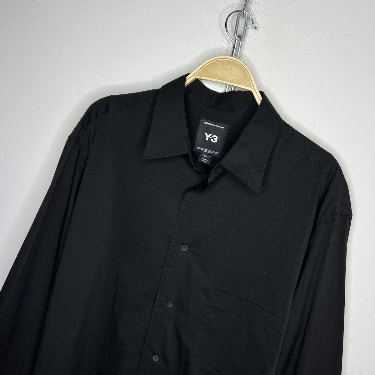 Adidas × Y-3 Yohji Yamamoto Y3 x Adidas Oversized Long Shirt RARE Size US L / EU 52-54 / 3 - 5 Thumbnail