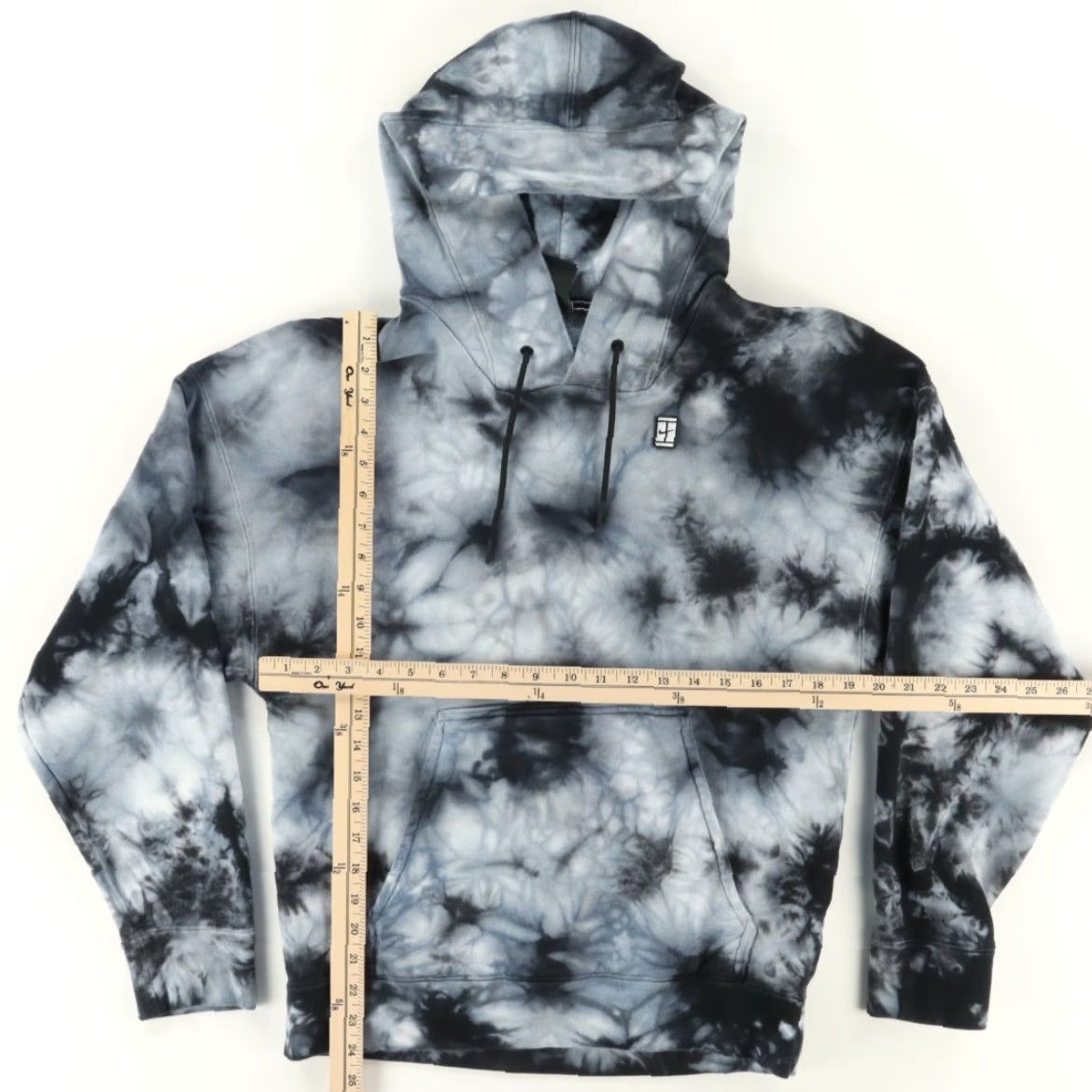 Nike Nike Court Fleece Tie-Dye Hoodie Shirt Black Men S Size US S / EU 44-46 / 1 - 3 Thumbnail