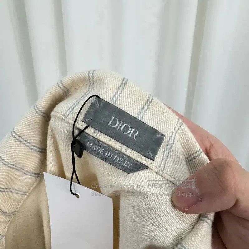 Other Dior Men's Long Sleeve Cotton Striped Coat . Size US XL / EU 56 / 4 - 6 Thumbnail