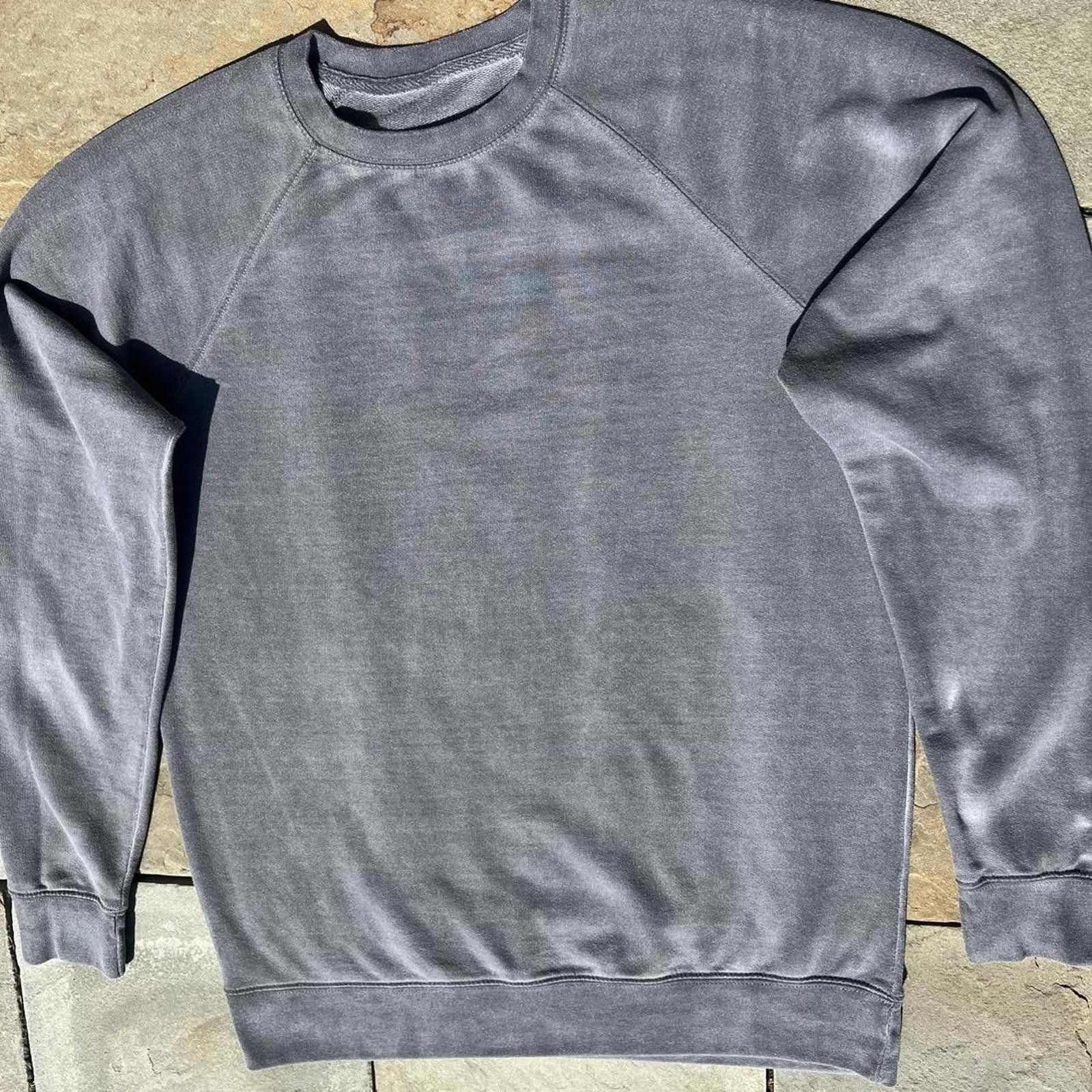 Other Reworked Grey Garment Dye Crewneck Sweatshirt Size US M / EU 48-50 / 2 - 2 Thumbnail