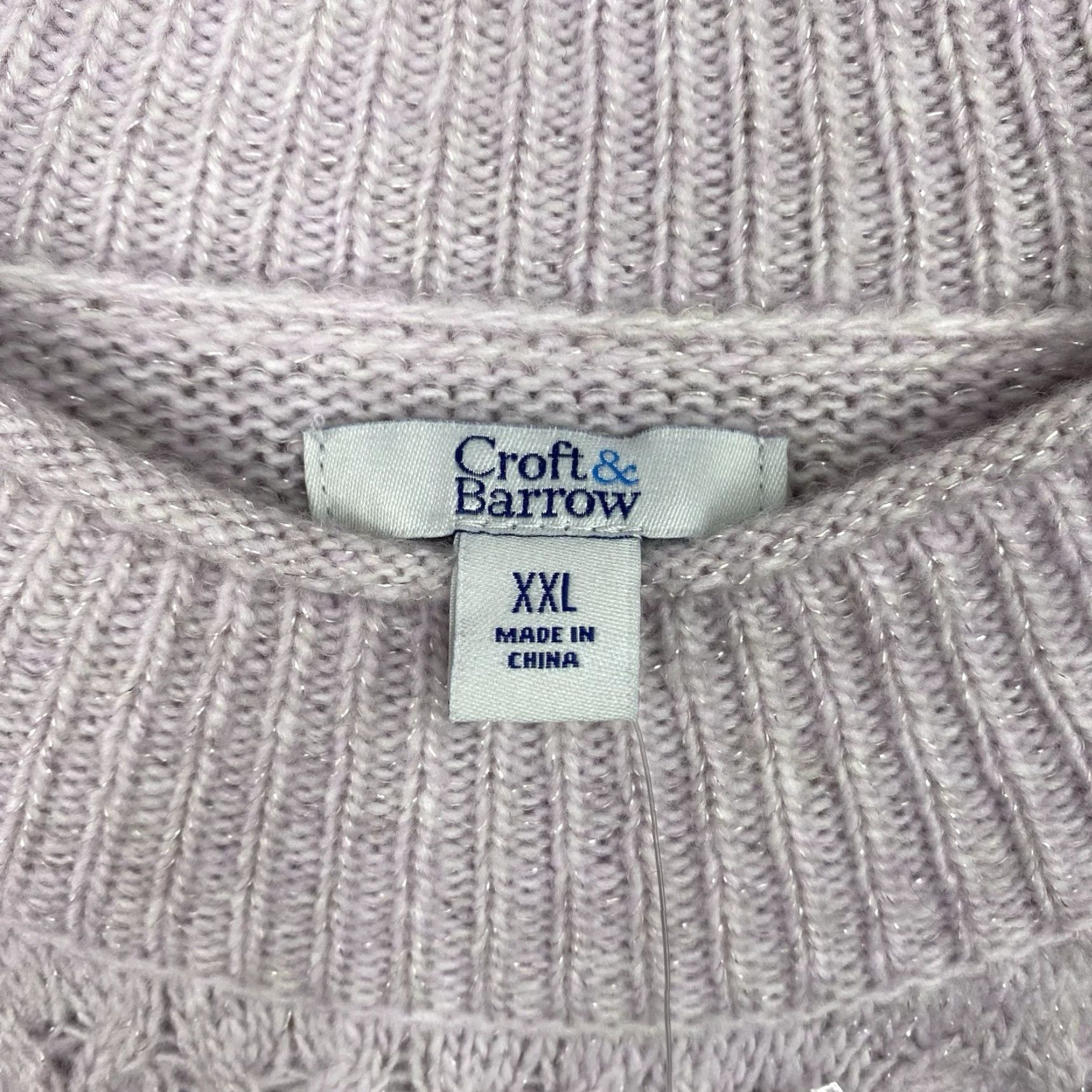 Croft & Barrow Croft & Barrow Sweater Women XXL Purple NWT Extra Cozy Pullover Cable Knit Size XXL / US 16-18 / IT 52-54 - 4 Thumbnail