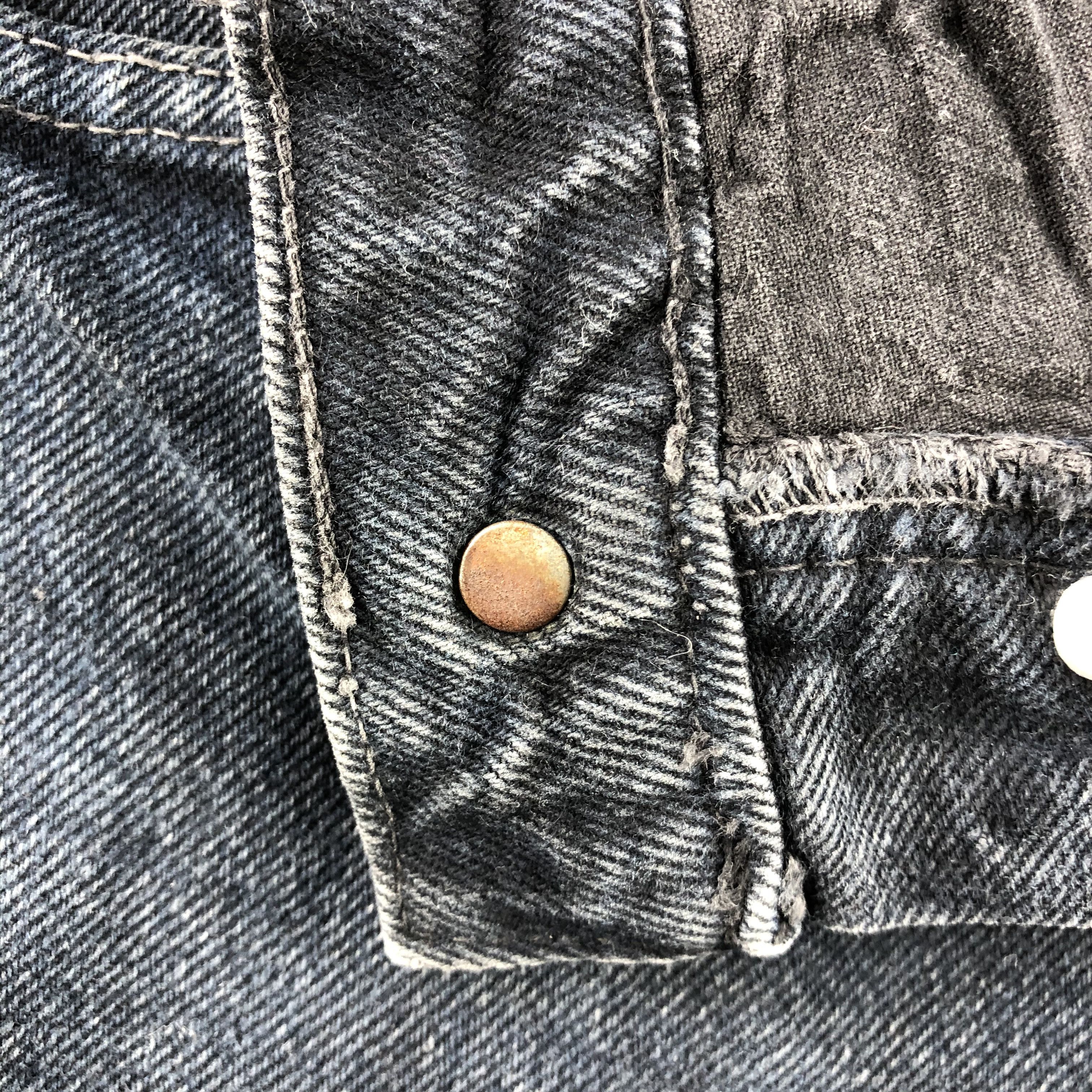 Levi's Vintage 90s Faded Black Levis 501 Jeans-JM2423 Size US 29 - 7 Thumbnail