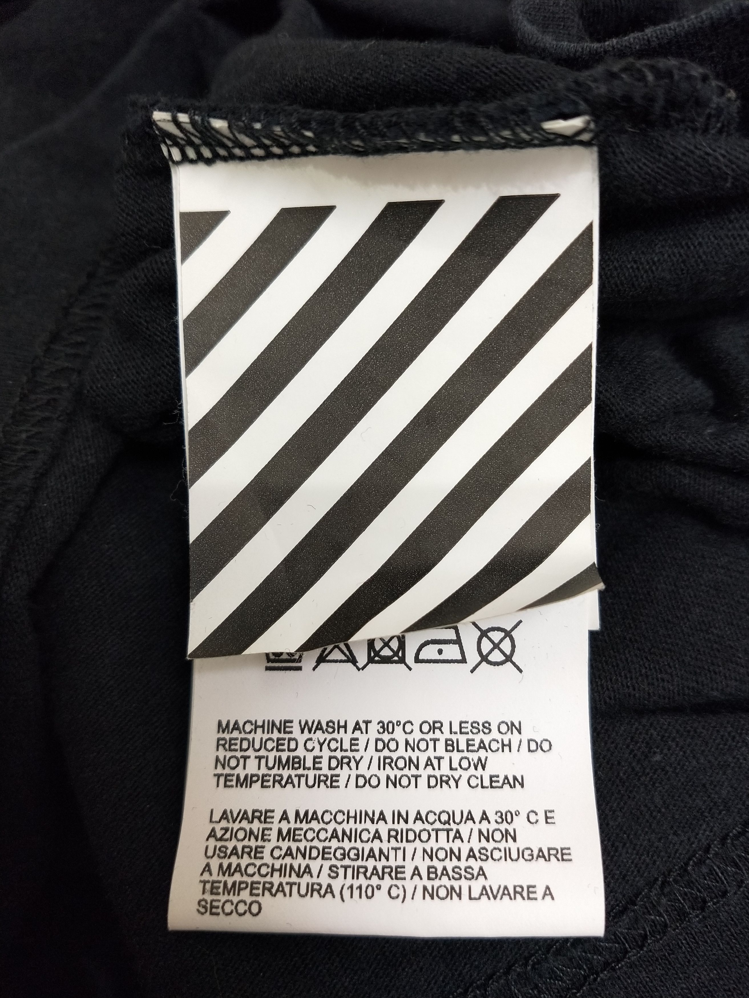 Off-White Backbone Zip Mock Neck Long Sleeve Tee Size US L / EU 52-54 / 3 - 6 Thumbnail