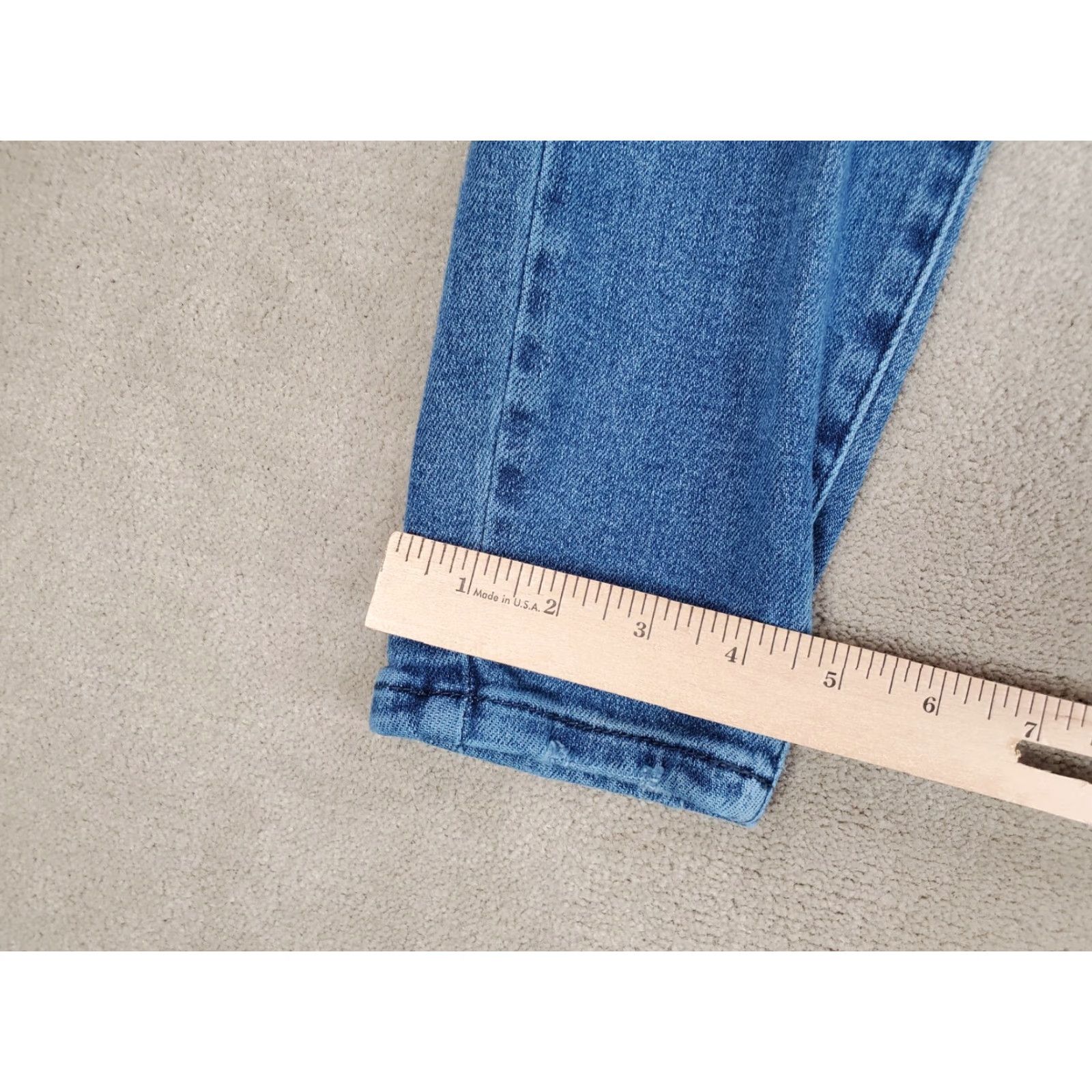 Denime Judy Blue Jeans Womens 26 Relaxed Fit Denim Stretch Elastic Waist Medium Wash Pockets Logo Size 26" / US 2 / IT 38 - 5 Thumbnail
