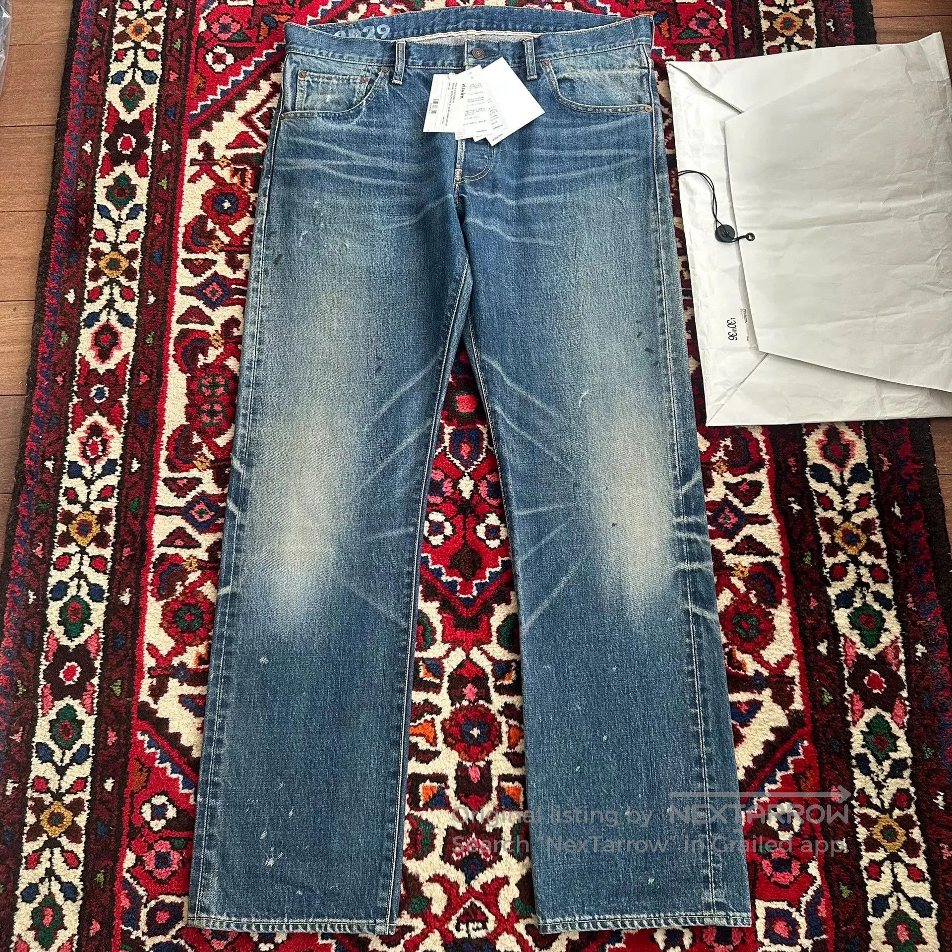 Visvim 21AW 01.2D29 Wash Denim Pants.
