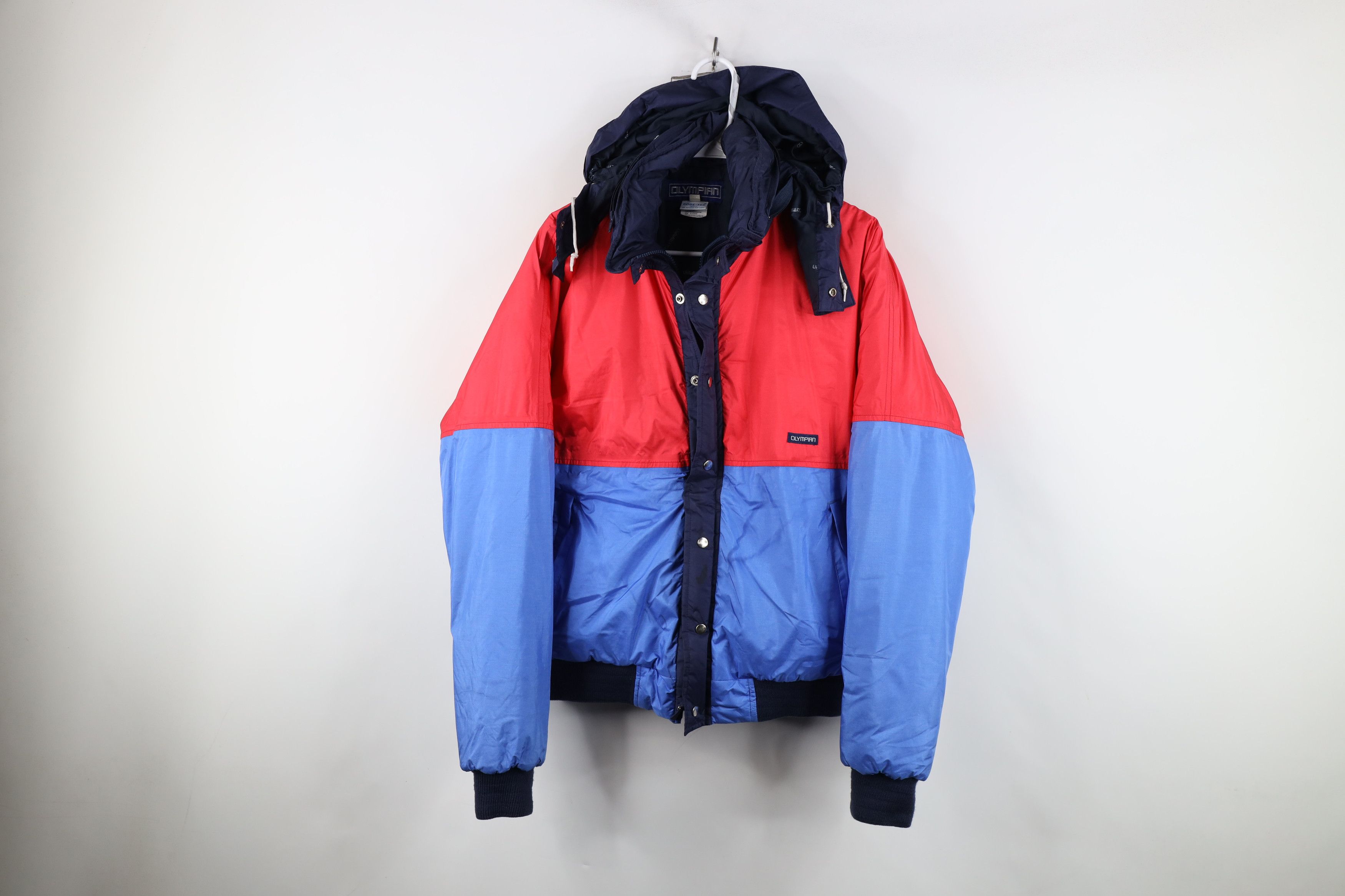 Vintage Vintage 80s 90s Streetwear Goretex Hooded Puffer Jacket Size US S / EU 44-46 / 1 - 1 Thumbnail