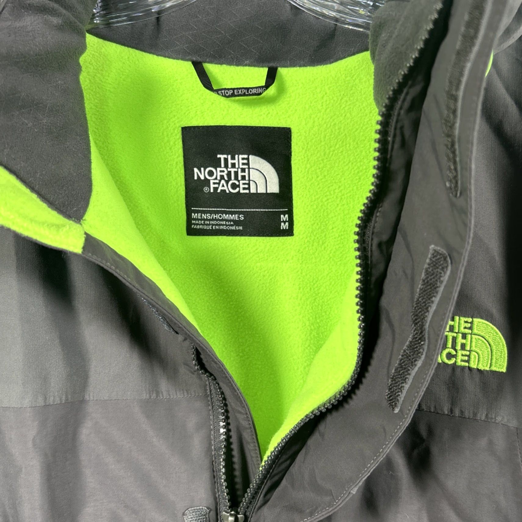 The North Face VINTAGE The North Face Mens Inlux Insulated Hyvent Hooded Jacket Medium Gray Size US M / EU 48-50 / 2 - 5 Thumbnail