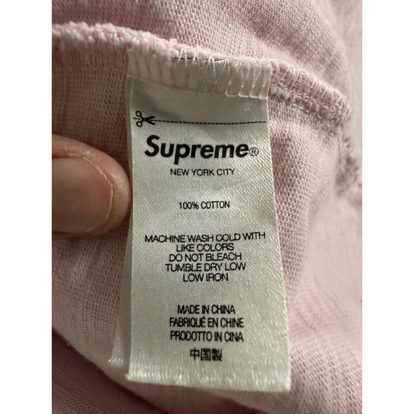 Supreme Supreme Tee Brown Pink Used Small Size US S / EU 44-46 / 1 - 2 Thumbnail