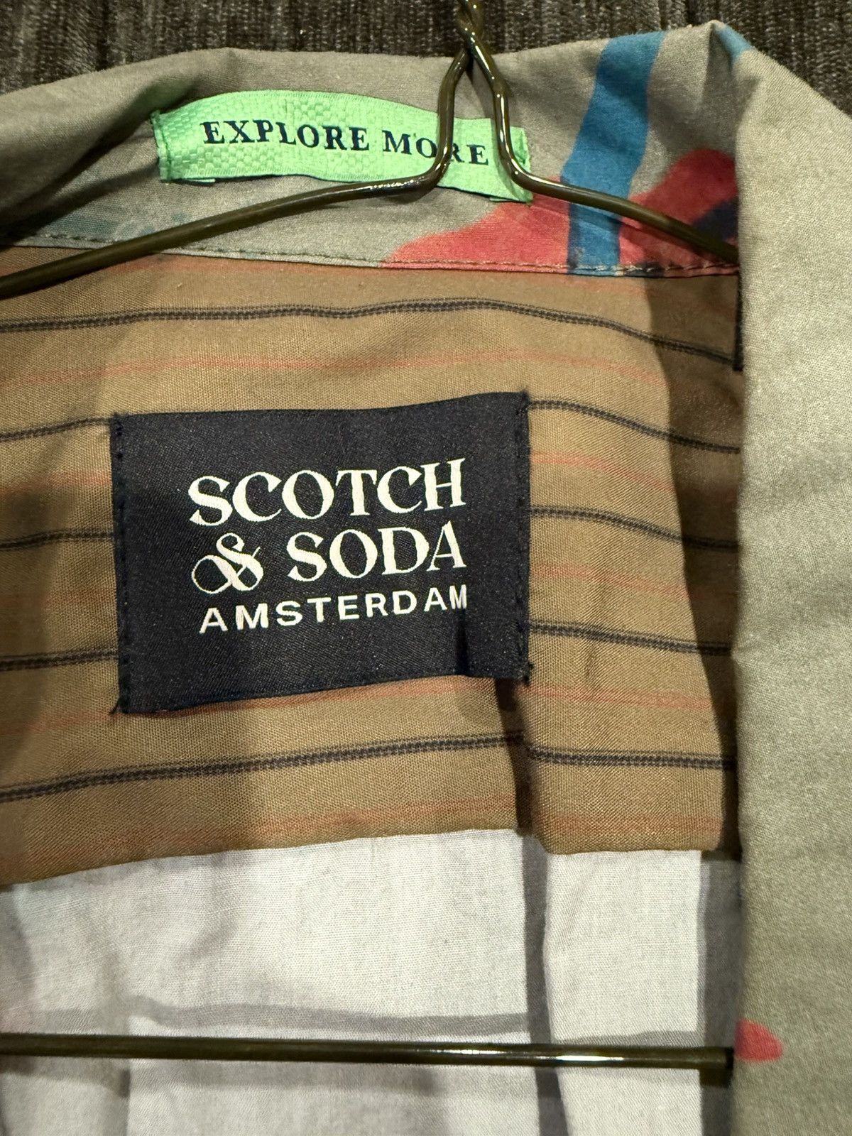 Scotch & Soda Scotch & Soda Amsterdam Printed Button-Down Shirt Size US XXL / EU 58 / 5 - 3 Thumbnail