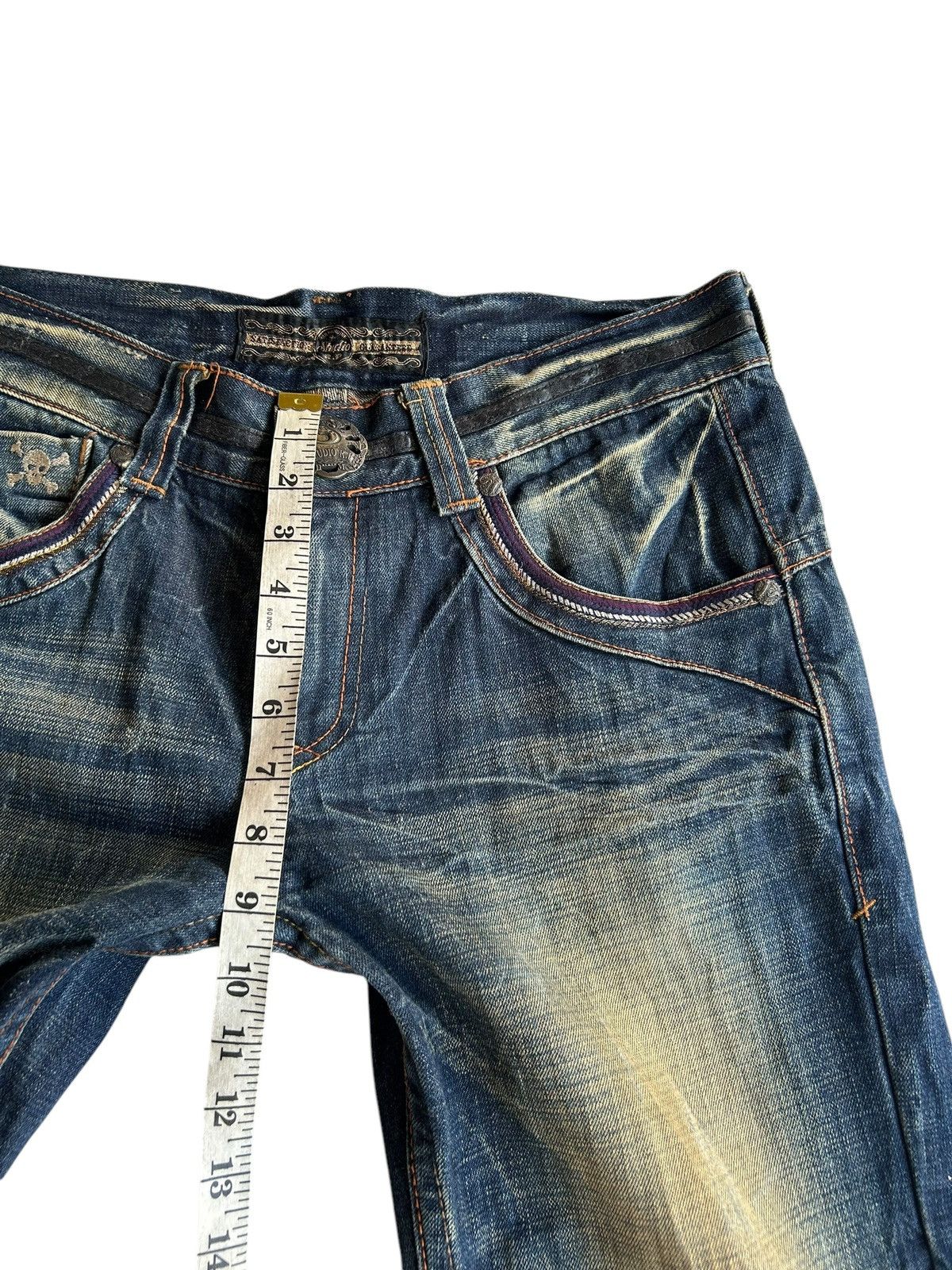 Japanese Brand × Kapital × Vintage Rusty Skull Japanese Brand Studio R.P Denim Jeans Size US 32 / EU 48 - 22 Thumbnail