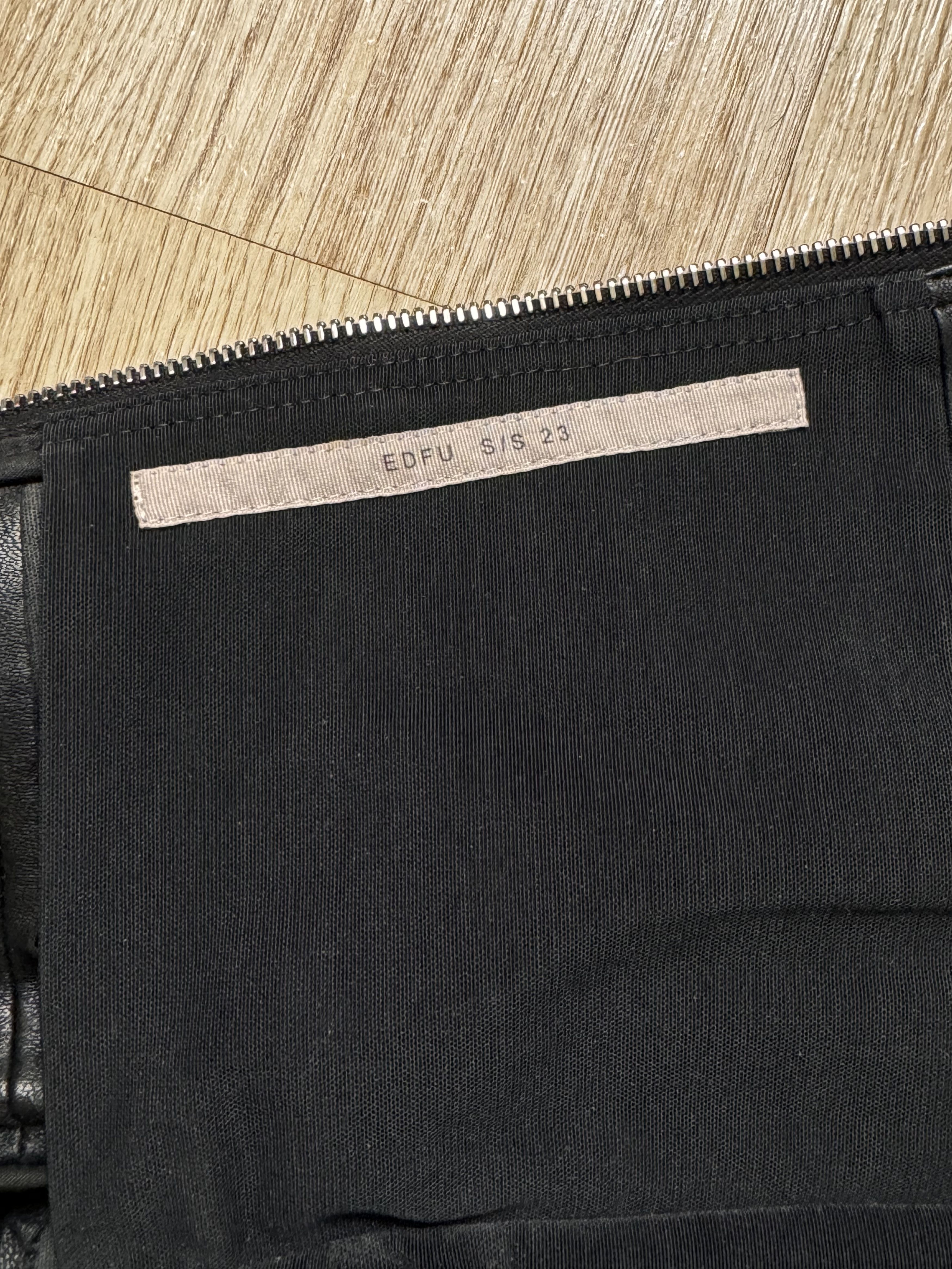 Rick Owens Black leather dress as seen on Kendal Jenner Size XS / US 0-2 / IT 36-38 - 8 Thumbnail